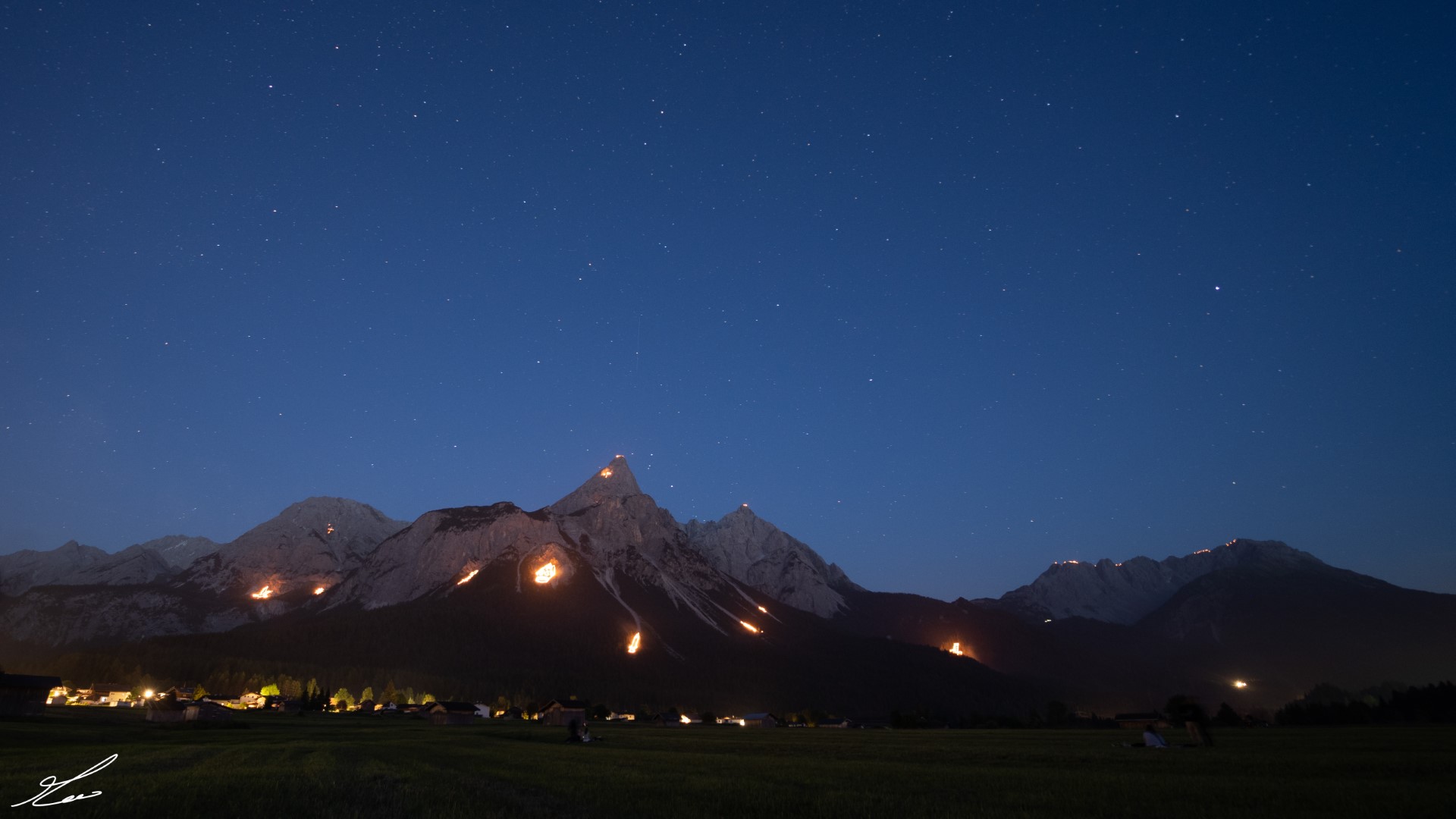 Panoramabild von Reutte und Umgebung